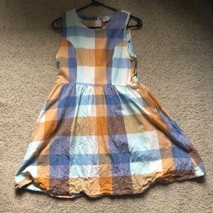 Sweet plaid summer dress